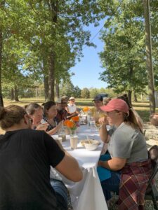 Picture from October 2024 on-Farm Workshop - Farmers Have Catered Lunch