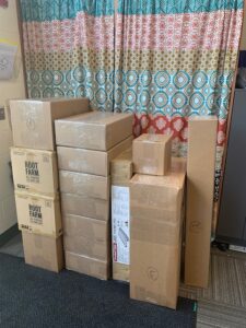 Equipment has arrived.