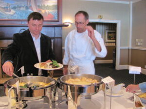 Chef Kaestner & Distributor Scott Dickenson