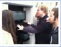 Loading T&T label information into farm computer system