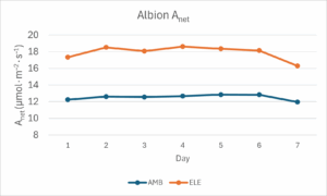 Figure showing Anet for ambient and enriched Albion