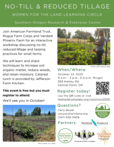 flyer from additional workshop on tarping