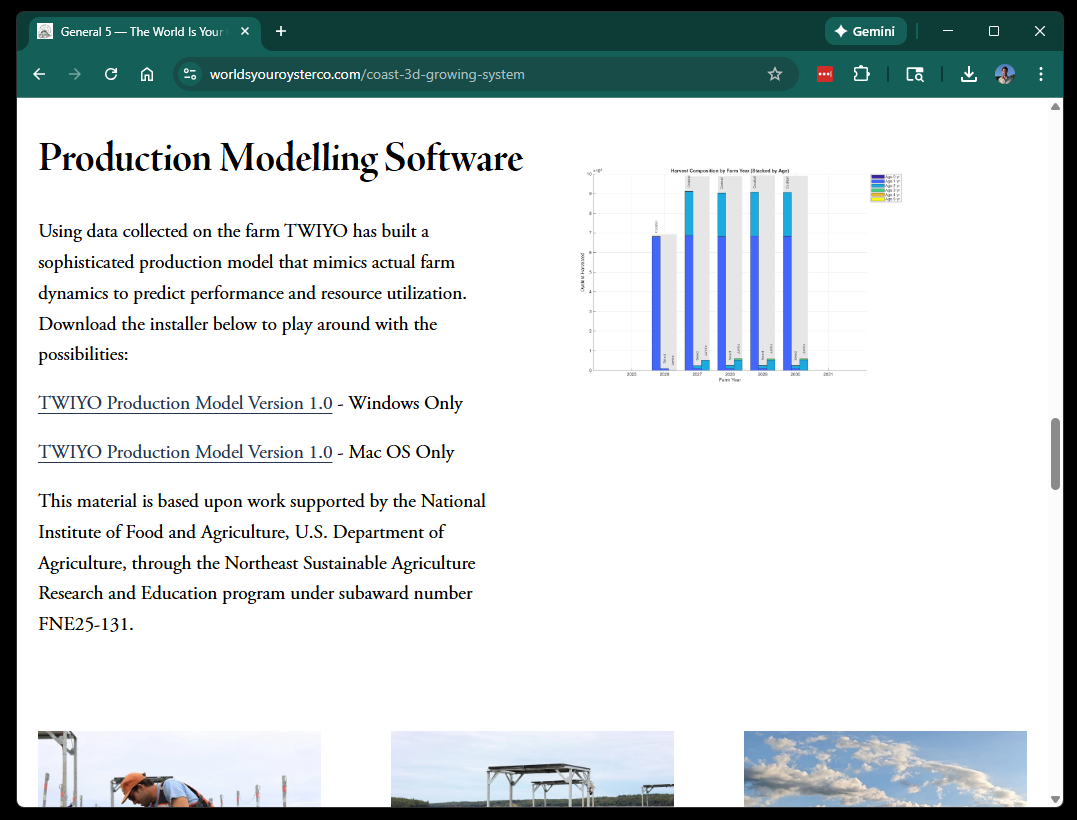 Figure 23: Available for free download on the TWIYO webpage: https://www.worldsyouroysterco.com/coast-3d-growing-system