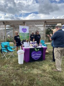 Elderberry farmer booth at Harvest Hootenanny