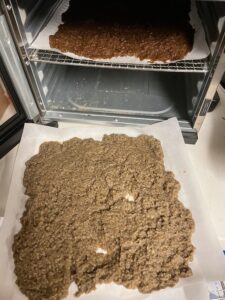 Dehydrating concentrated extract powder