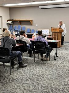 Julie Metternberg teaching Holistic Management