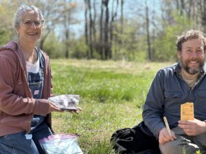 Bill and Heidi @ Truelove Seeds planting 2025