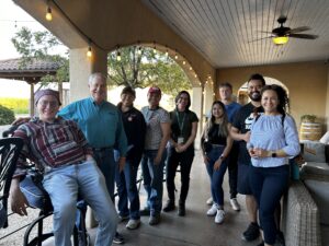 UNM Students with NMDA secretary Witte at Agrifuture Field trip in Oct. 2024