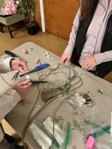 Attendees got to make pheromone lures to take home to attach to their own UAVs

