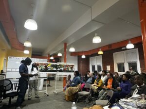 Participants at the RGB Black History community event highlighting Black Agrarian Traditions