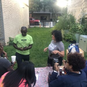 Spring 2025 Ecopreneur workshop with Tobias Fox and Roxana Marroquin at the Healing Garden.