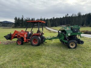 No-till drill at Lum