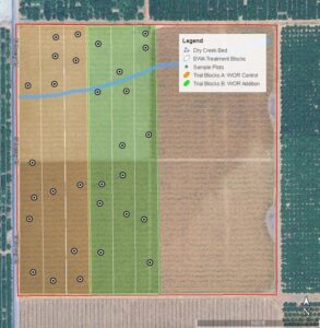 Site and Trial Block Layout for Machado Farms