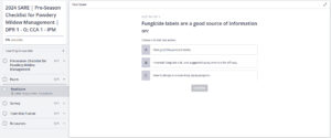 Online course final exam