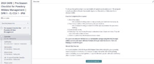 Online course overview