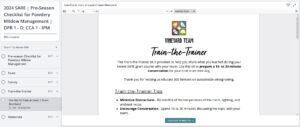 Online course train the trainer