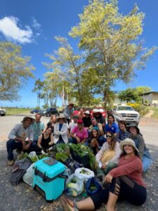 Harvesting with Apprenticeship students
