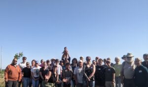 Some participants in attendance at the Hudson Farm Agroforestry Networking event in May 2023. 