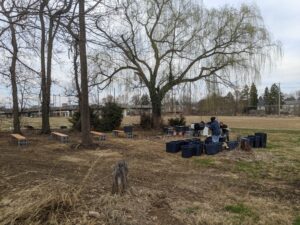 Adding upcycling bins to site