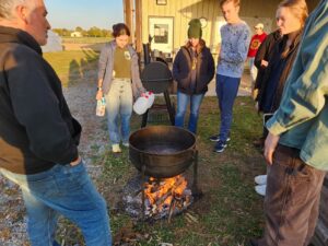 Dry beans from the 2022 trial were tested in a squash curry recipe at the annual Purdue Student Farm Organization banquet held October 20th, 2022.