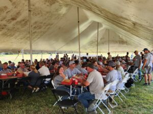 A full tent for the networking luncheon at the MMWCFD. Photo by Ashley Adair.