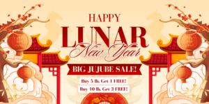 An example of an ad promoting jujubes for the Lunar New Year.