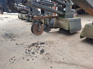 ROW-MOWER MODIFICATION: CUT-AWAYS AND SIDE SWEEPS
