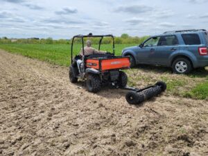 UTV with Cultipacker