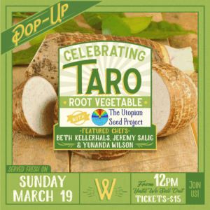 Taro Pop-up, Whaley Brewery