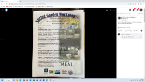 Spring Garden Workshop