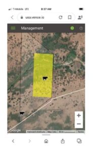 Virtual fence app screenshot