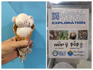 Taro Ice Cream with The Hop