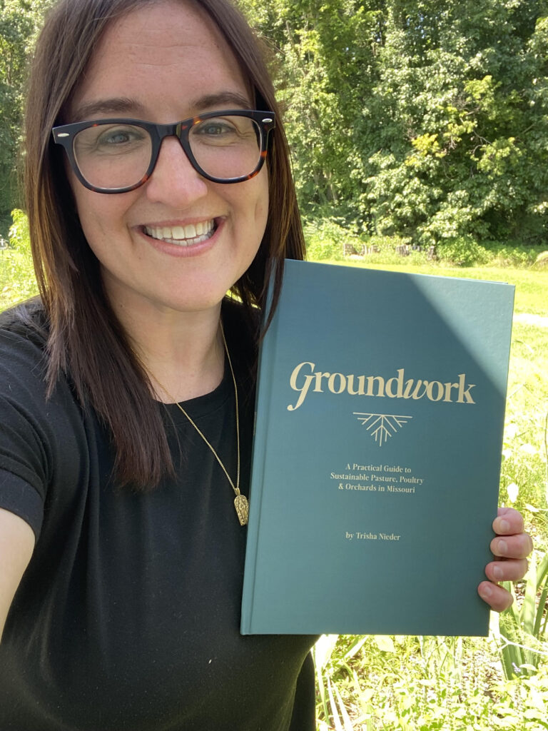 Trisha Nieder with Groundwork book