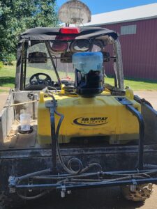 sprayer used to spray tea on field