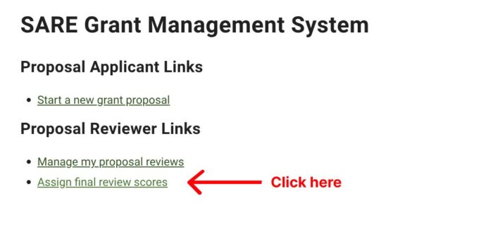 Red arrow points to link to click