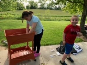 Planting salsa garden