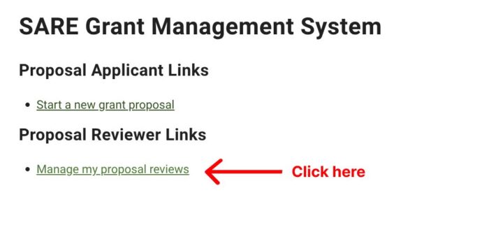 Red arrow points to link to click