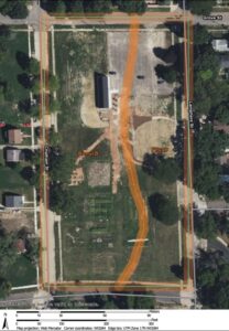 site soil map by NRCS SSURGO web soil survey