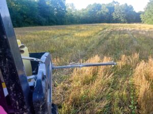 spraying soybeans