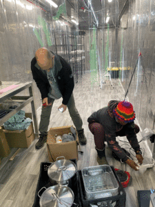 Sanitizing the grow room