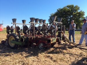 Another angle of completed precision cover crop planter