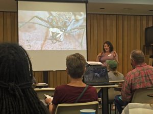 Carmen Blubaugh talks about beneficial insects.