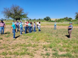 Field demonstration at Texas Youth Sheep & Goat Tour