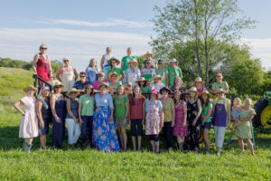 Women farmers at Aroudn the Farm Table Shoot