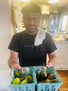 Local Chef Anthony showcasing his favorite figs 