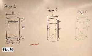 Hollow cylinder designs