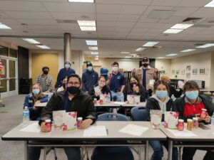 Beekeeping class taught by Alisha Taff at Allan Hancock College.