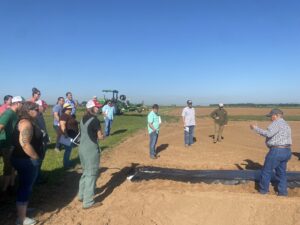 Farmer explains how to lay plasticulture beds for planting