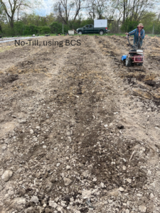 no till walk behind tiller