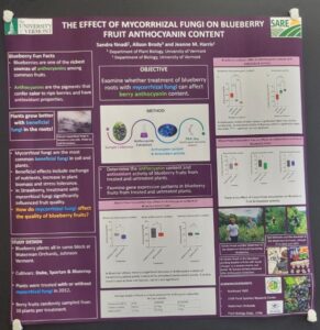 poster by sandra Nnadi presented at the NOFA-VT conference